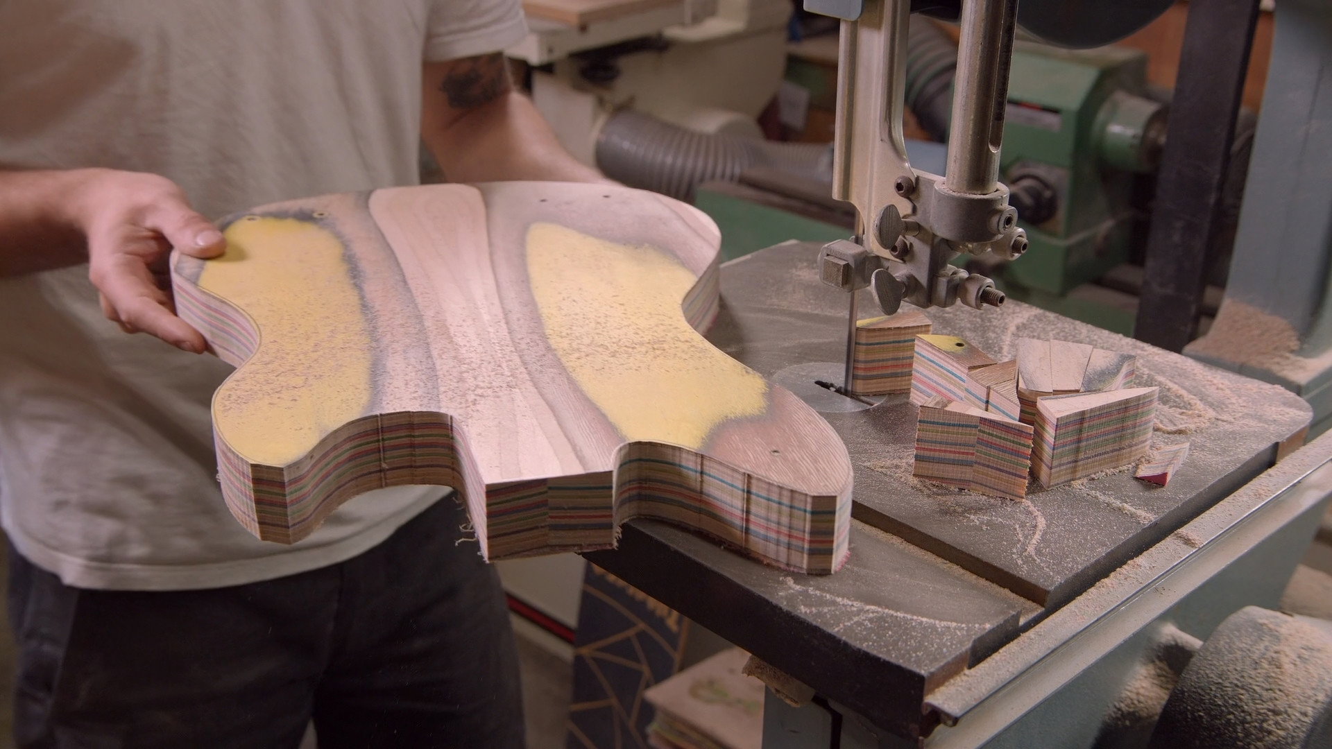 Recycled Skateboard Guitars, Solar Street Lights, Dolls