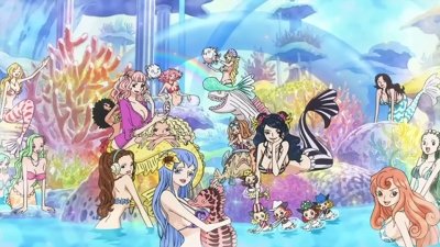 Landing at the Fish-Man Island! Beautiful Mermaids!