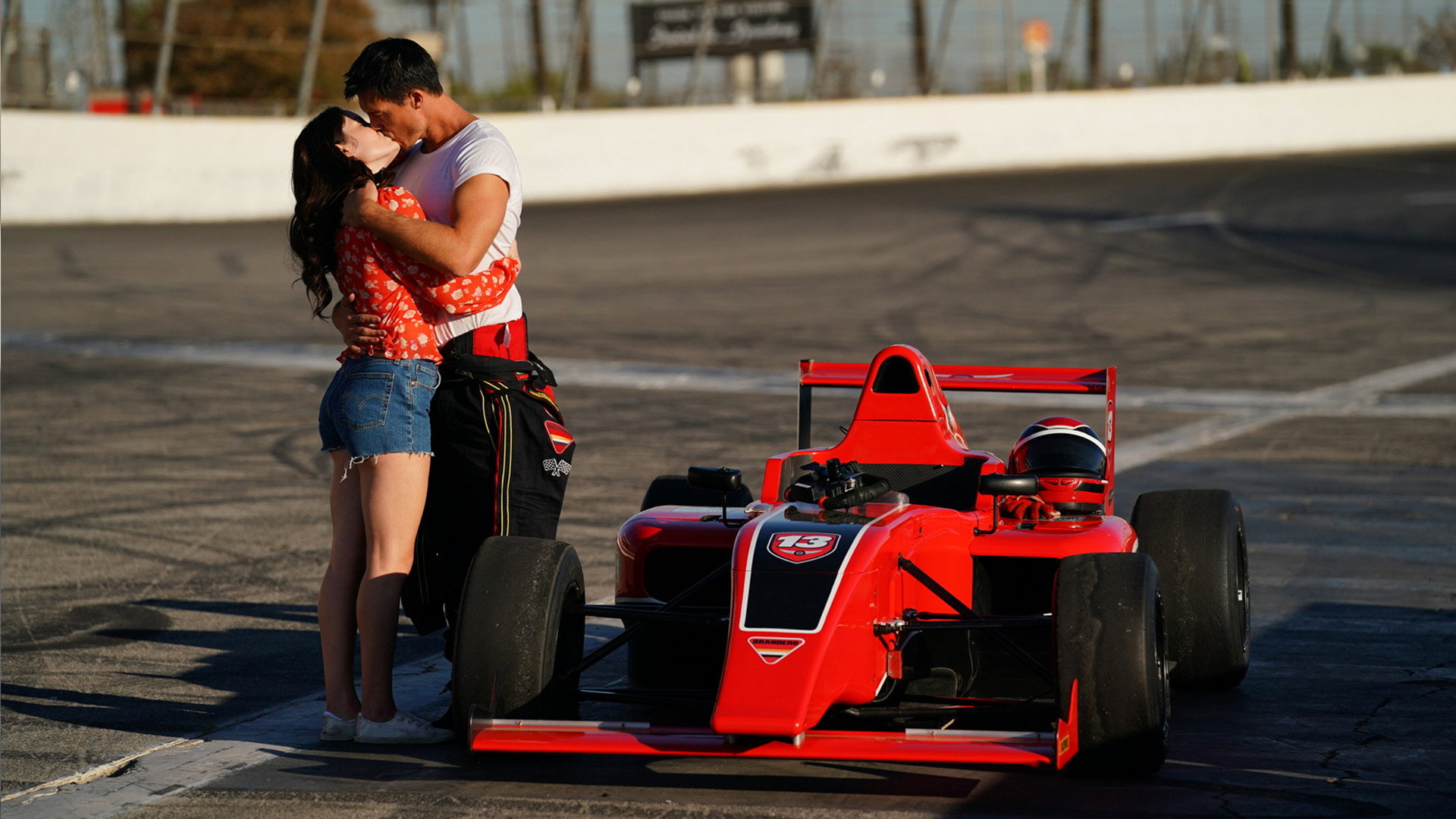 "That's one checkered flag I'm definitely claiming."