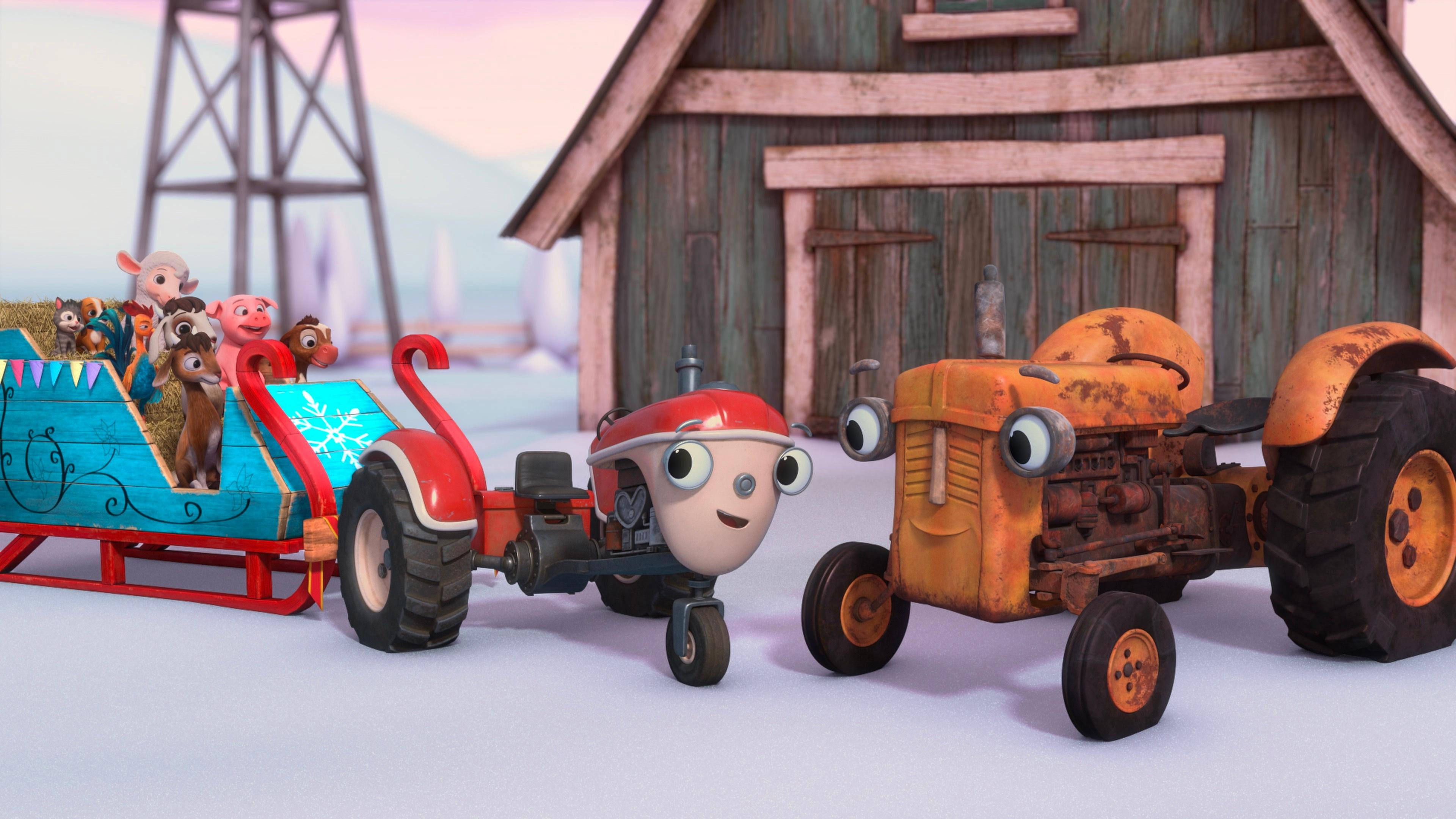 The Super Snowy Sleigh Ride / Elaine's Big Delivery