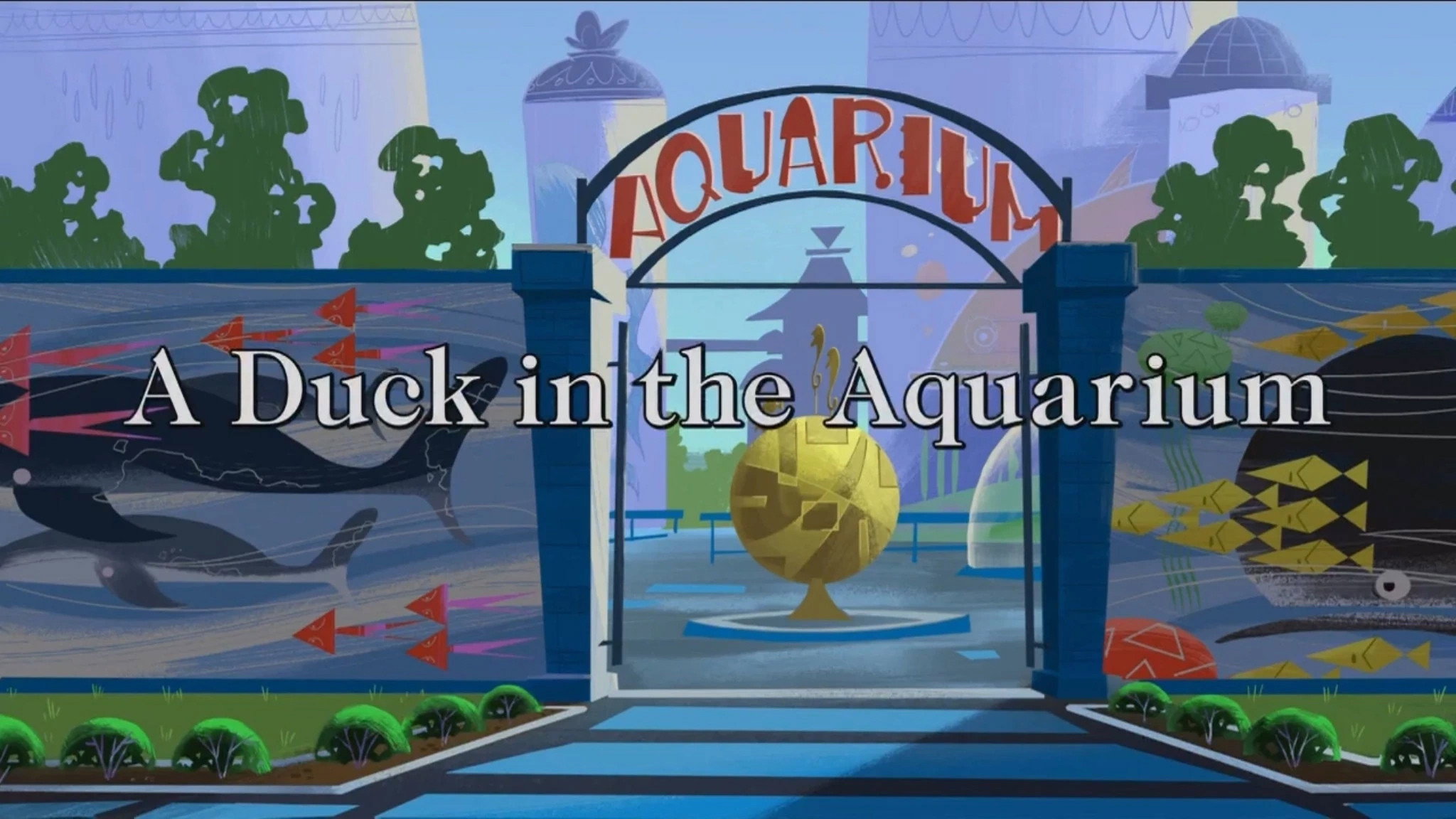 A Duck in the Aquarium