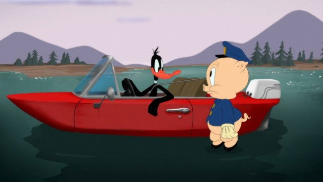 Daffy Traffic Cop Stop: Boating License