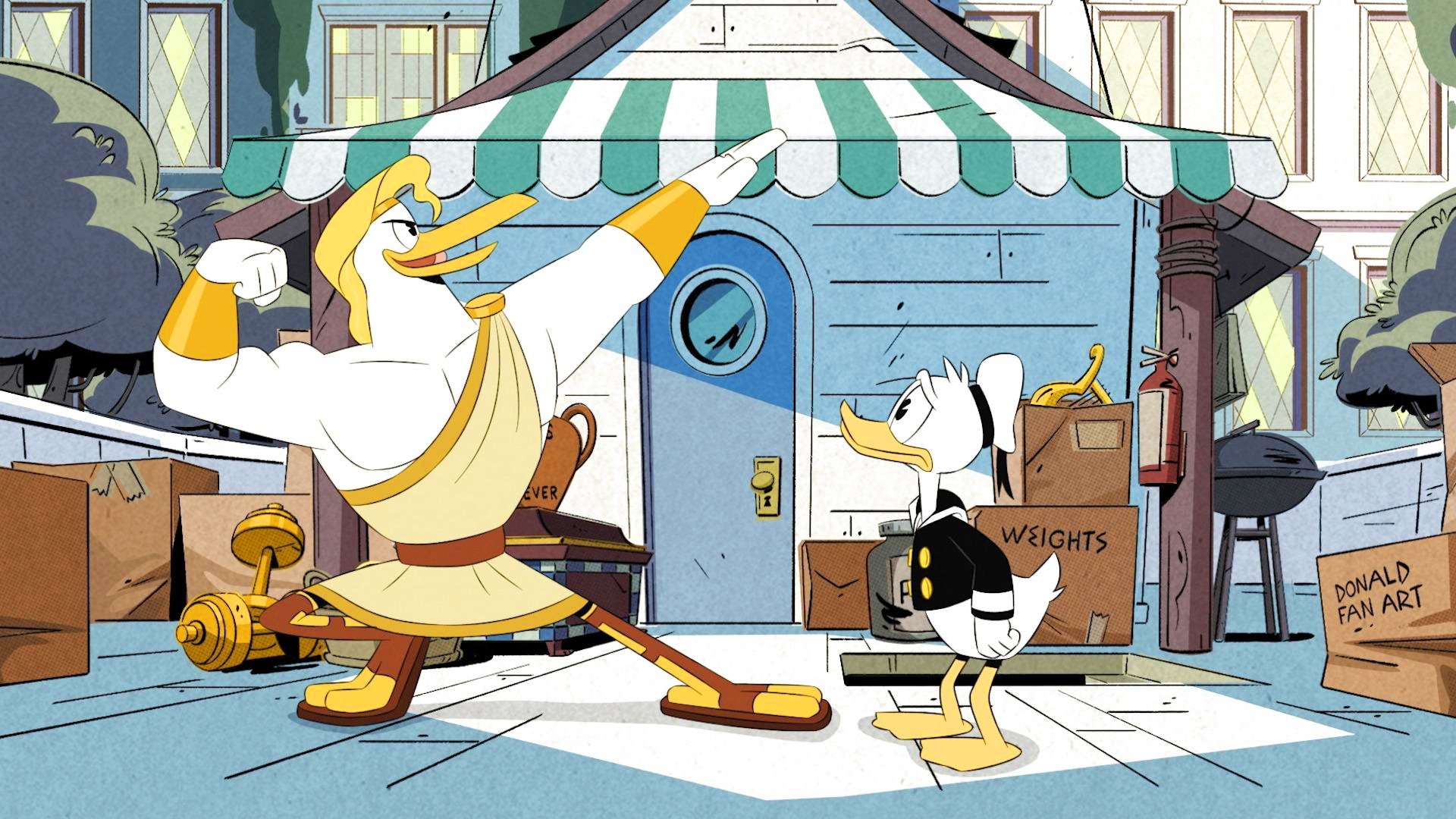 Storkules in Duckburg!