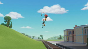 Air Rescue: Pups Stop a Rocket-Powered Pogo Stick